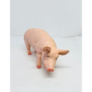 Vintage Boar 2001 Safari LTD Miami Florida Hard Rubber Toy Wild Animal